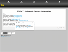 Tablet Screenshot of amityyouthlacrosse.org